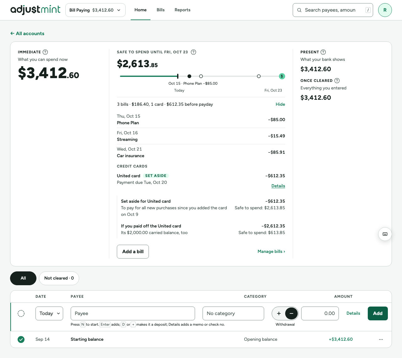 Credit cards as built, version 1.1.0: wide, 1280px, light